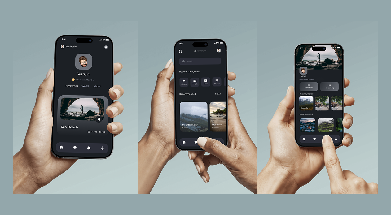 Travel App Design